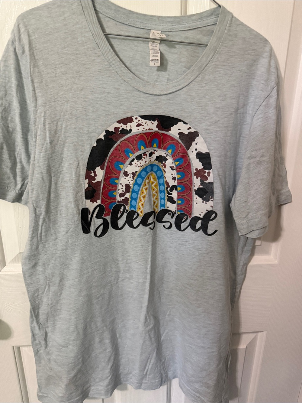 Blessed Rainbow Graphic Tee